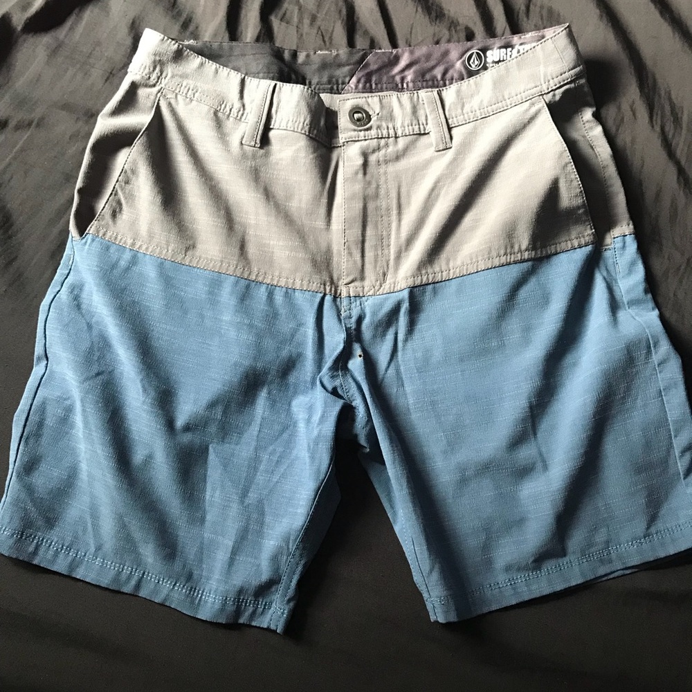 Volcom Blue and Gray Shorts